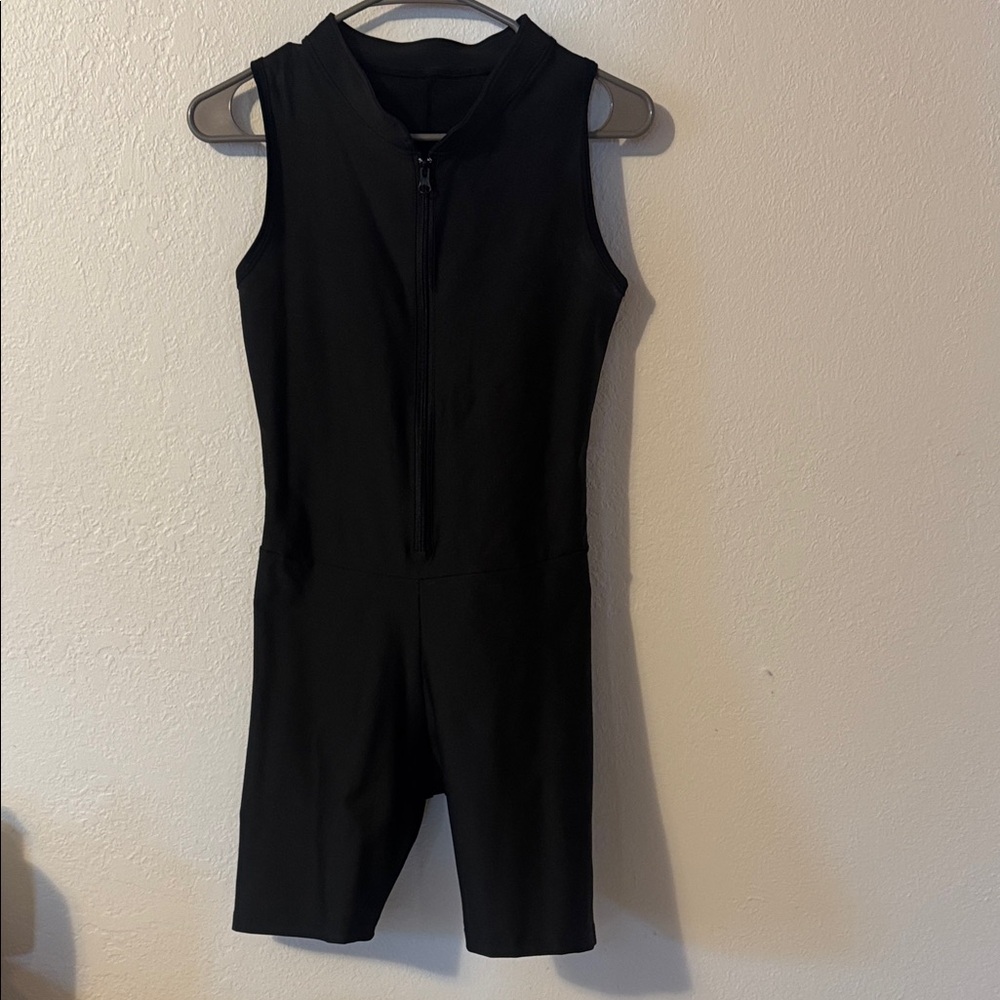 Black Sleeveless Jumpsuit